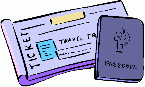 raffle clipart travel ticket