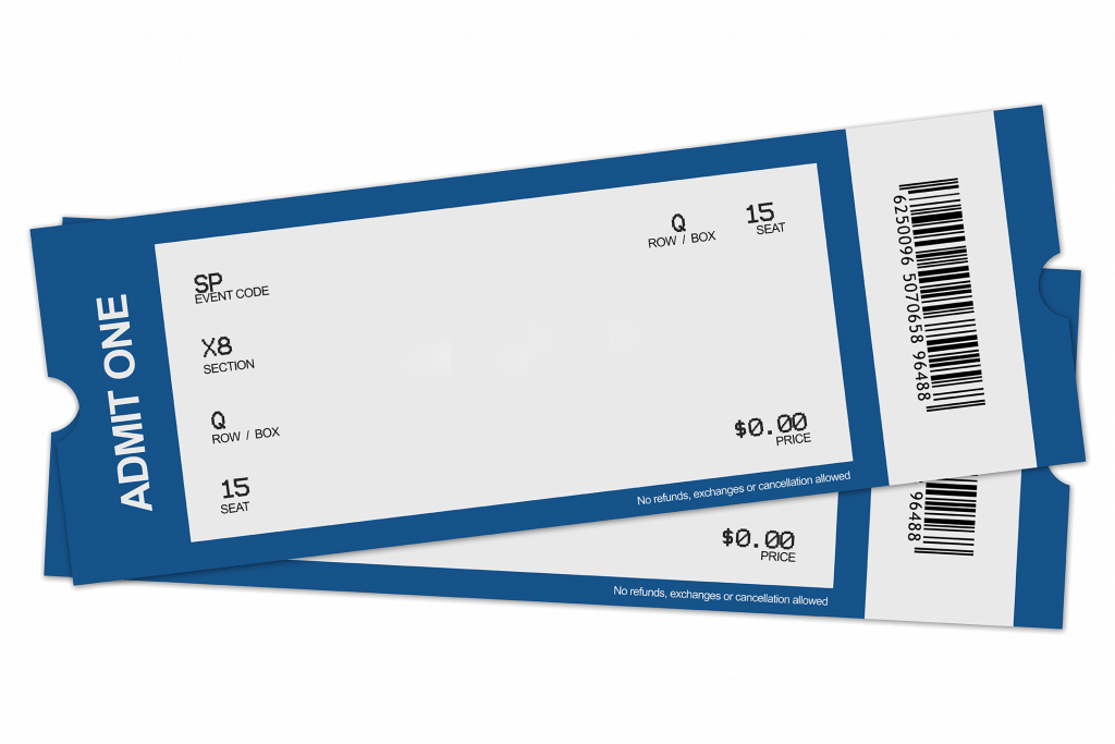 Tickets clipart admission. Entertainment experience information