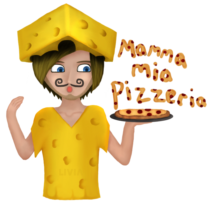 Pewdiepie pizzeria by liviatheboss. Concert clipart mamma mia