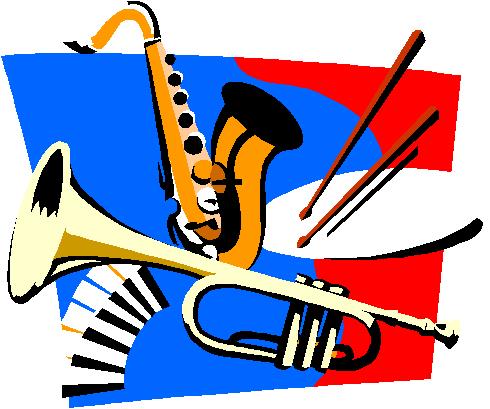 concert clipart swing band