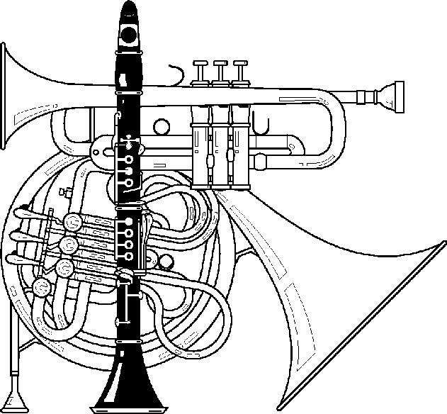 Concert clipart wind band. Drawing at getdrawings com