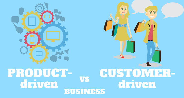 Marketing clipart production manager. Product driven vs customer