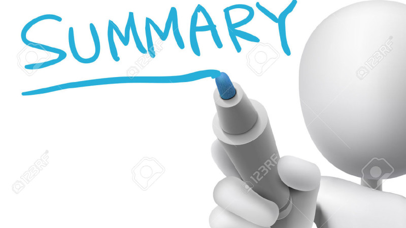 conclusion clipart summary