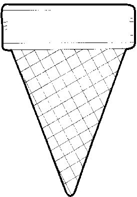 Ice cream clip art. Cone clipart black and white