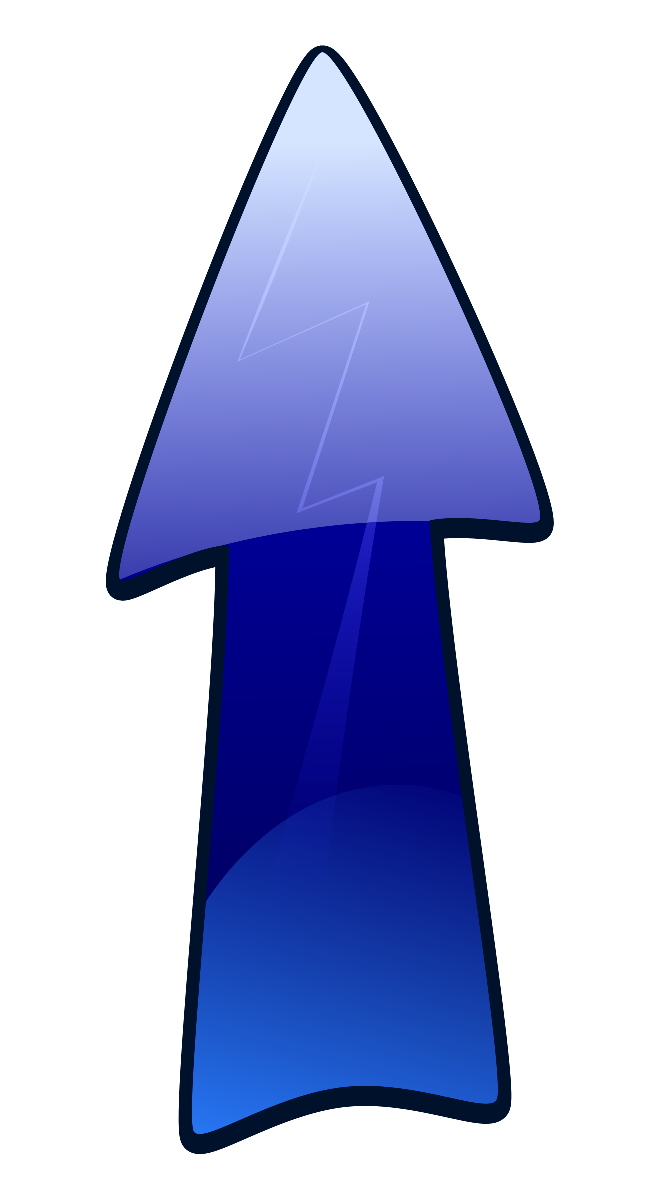 cone clipart blue