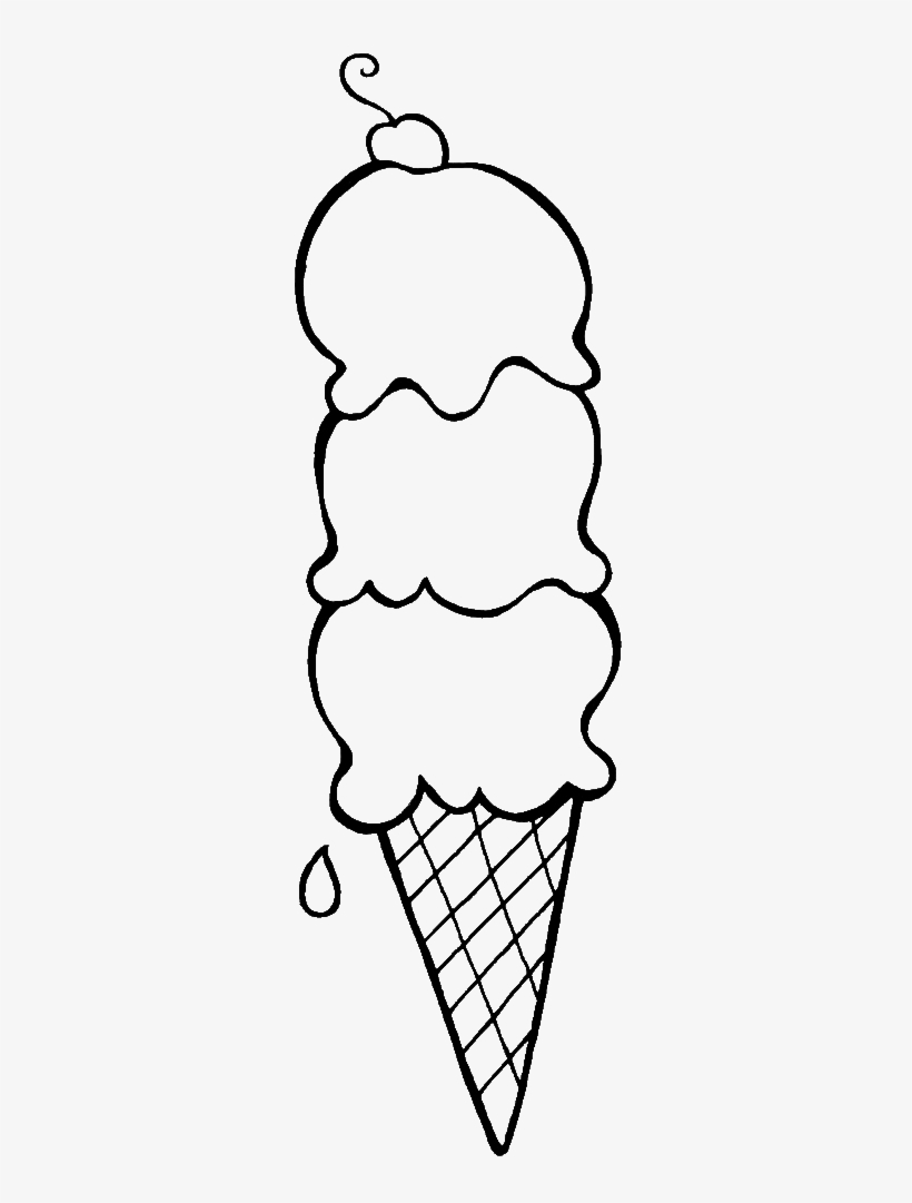 ice clipart coloring page