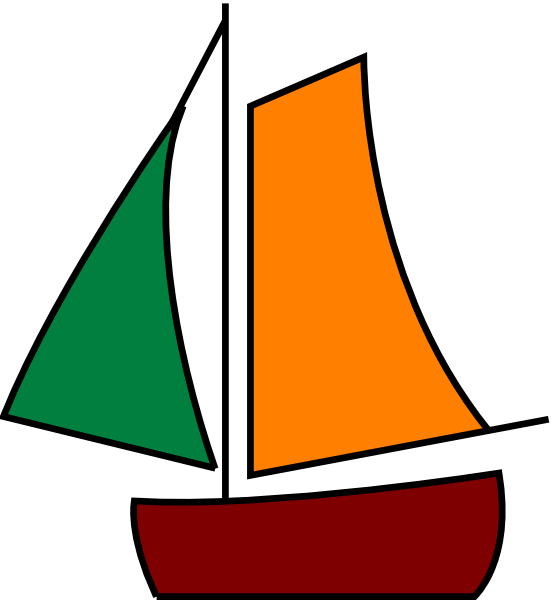 fire clipart boat