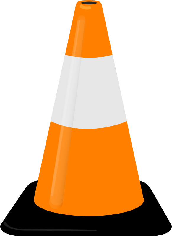 Medium image png . Cone clipart construction equipment