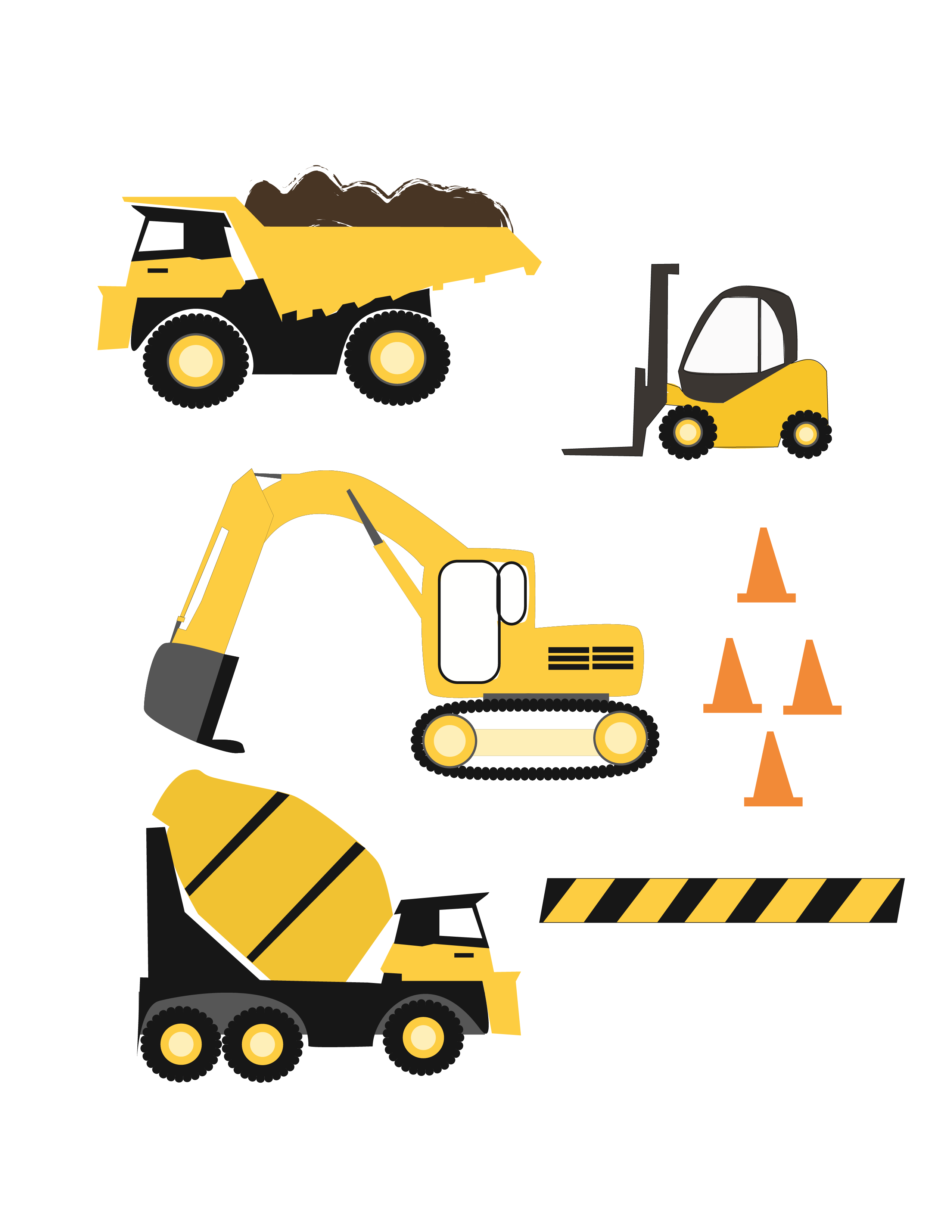 cone clipart construction vehicle