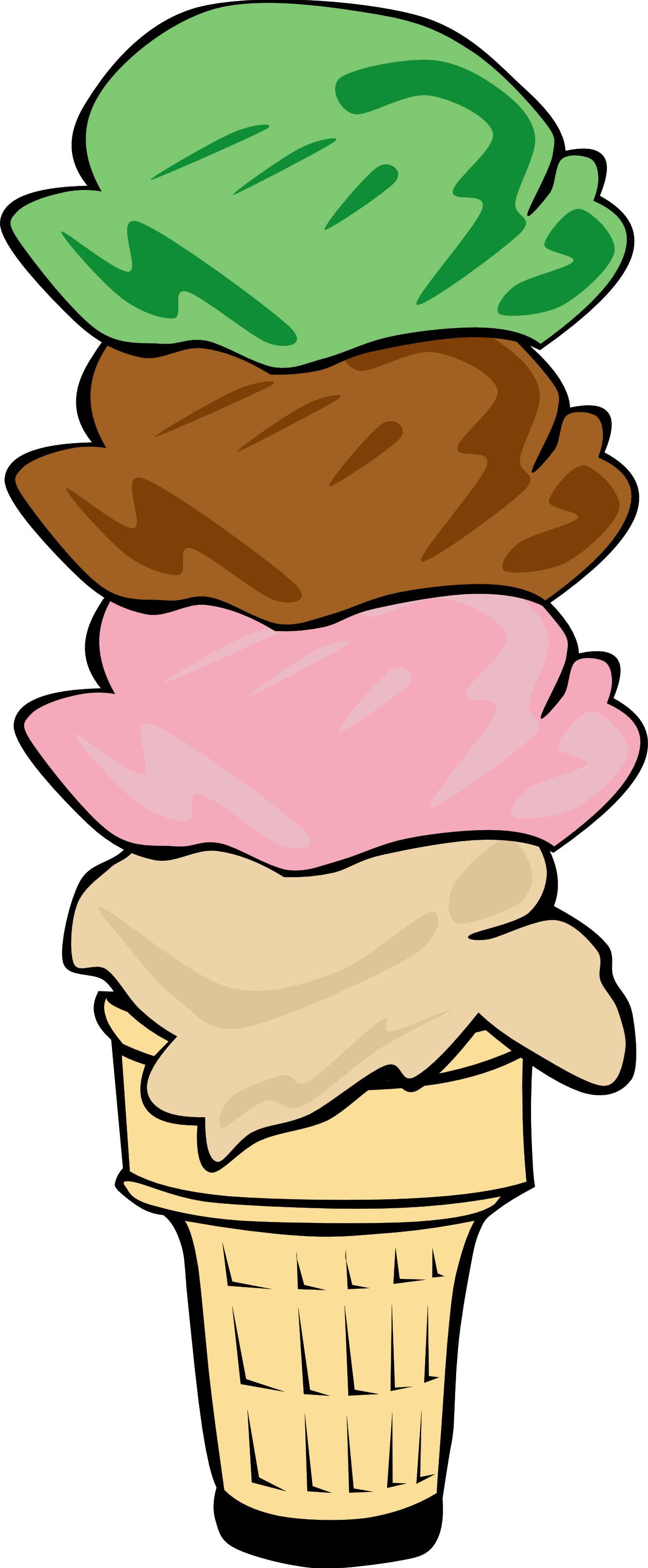 face clipart ice cream