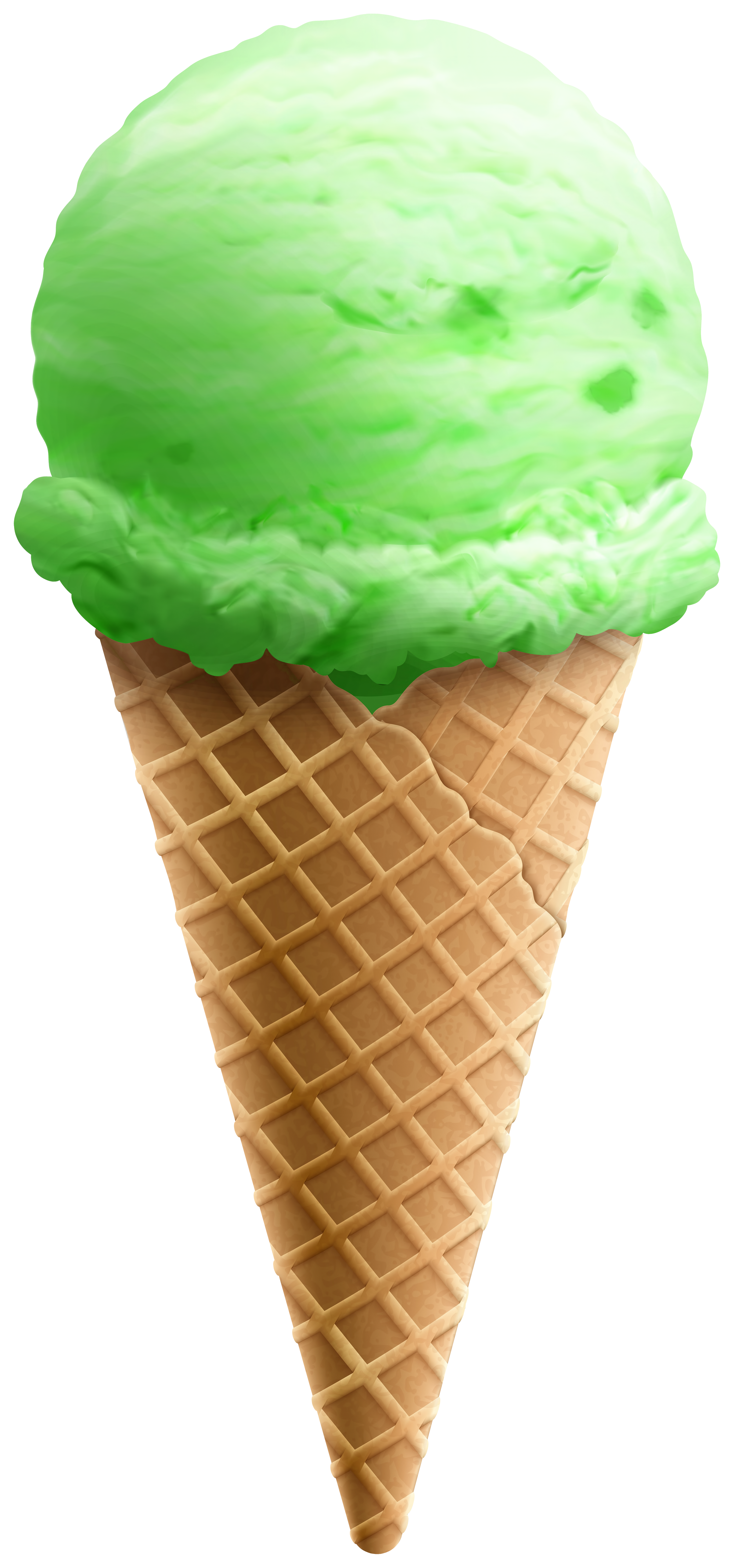 Cone clipart green. Ice cream png gallery