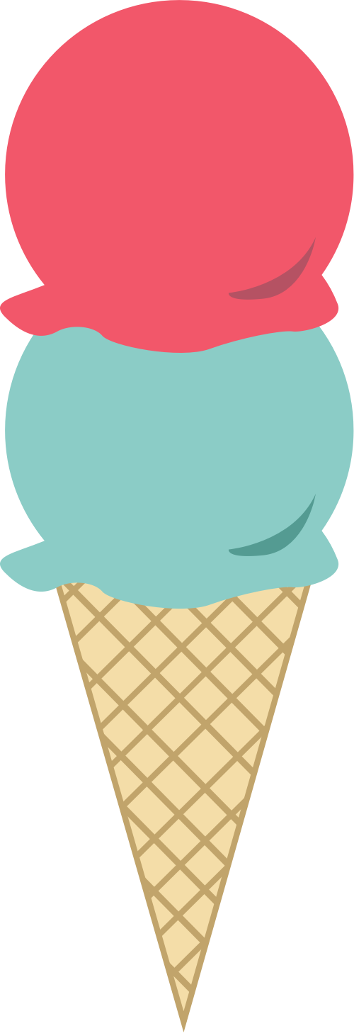 Free cone pictures clipartix. Watermelon clipart ice cream