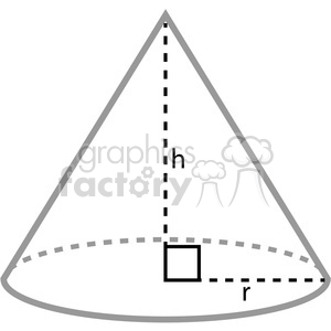 cone clipart mathematics