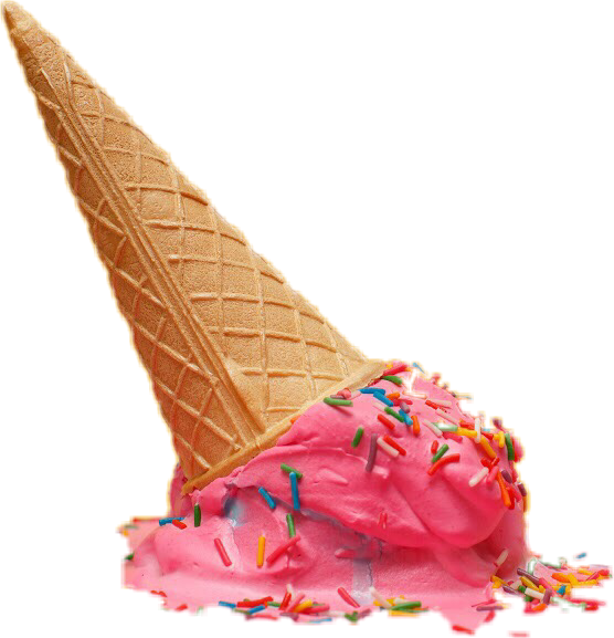 icecream clipart melted