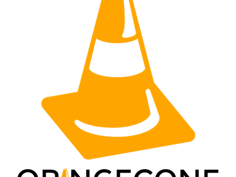 cone clipart orange cone