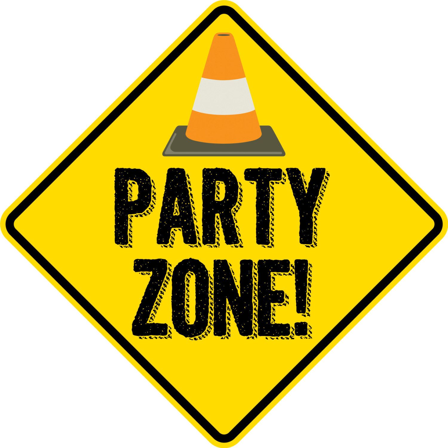 cone clipart party zone