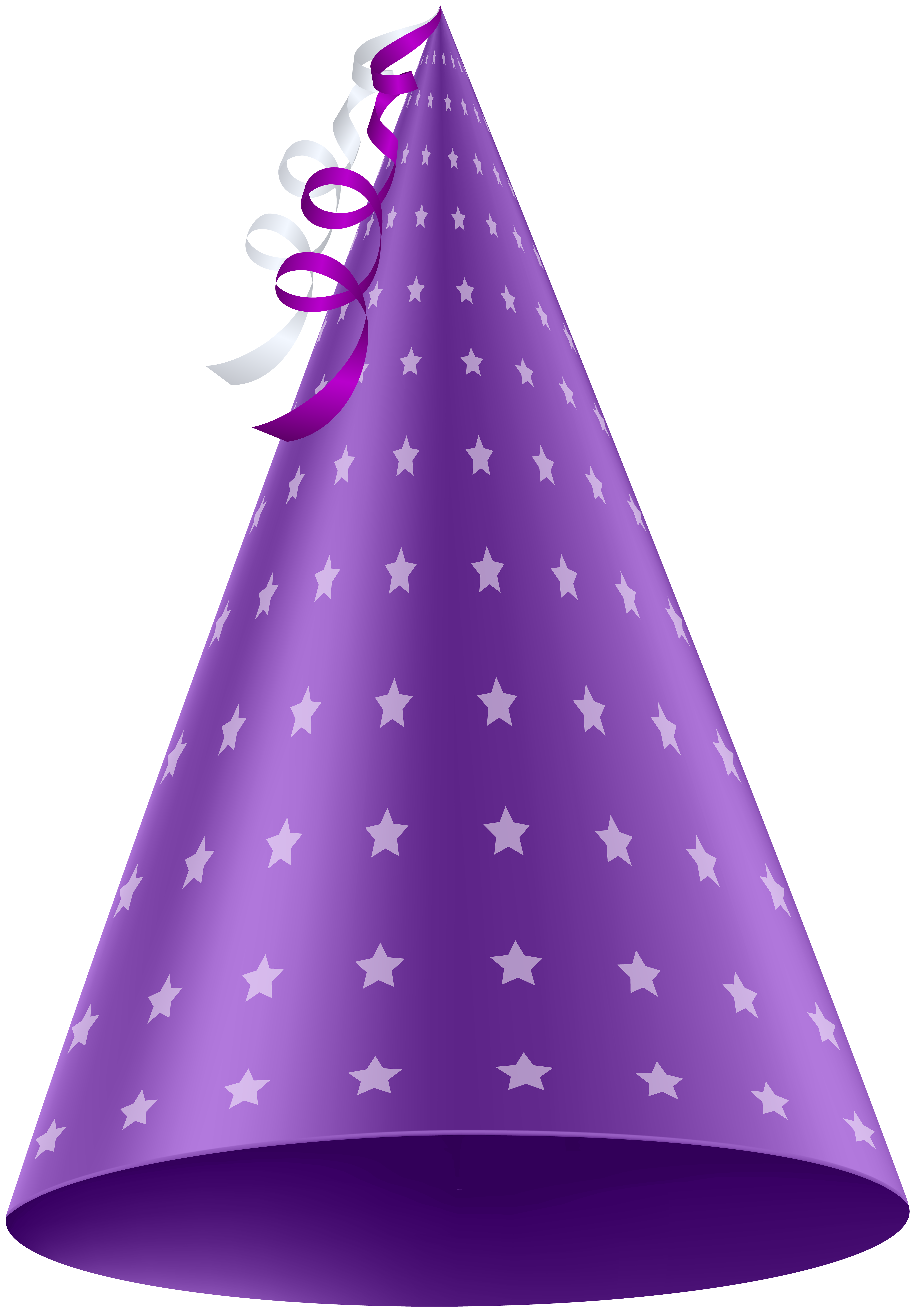 cone clipart purple