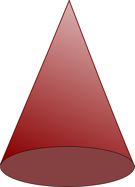 cone clipart red