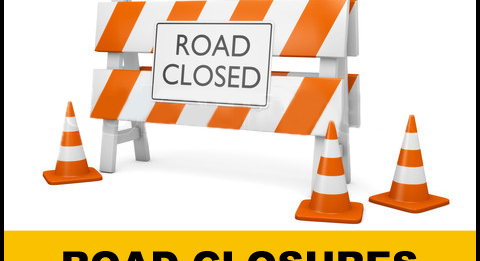 cone clipart road closed