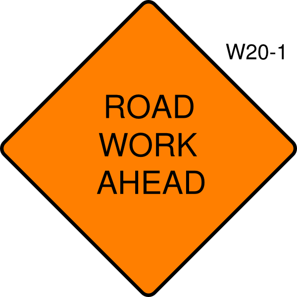 Cone road work