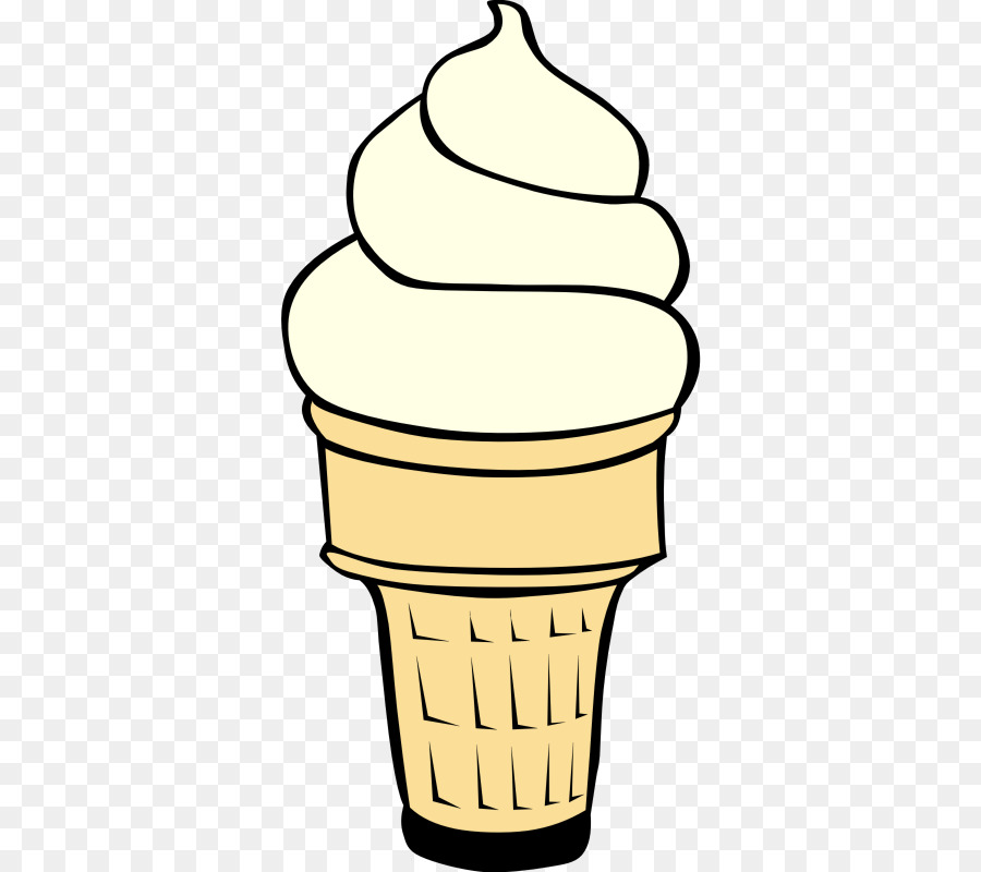 Ice cream background food. Cone clipart softy