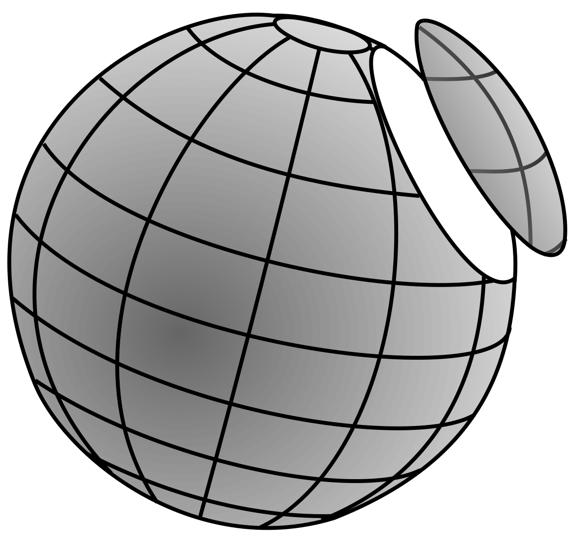 cube clipart sphere