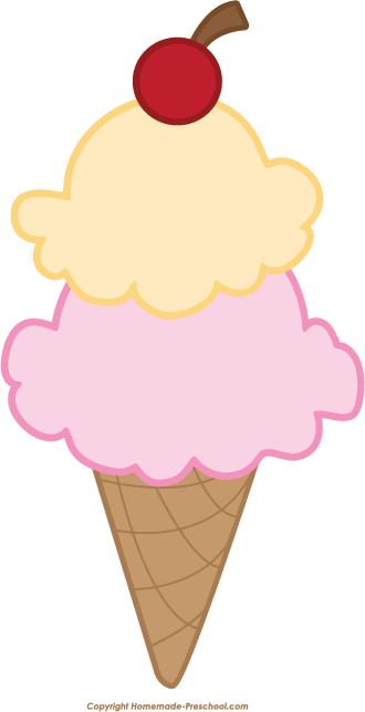 Ice cream cone creamne. Icecream clipart summer
