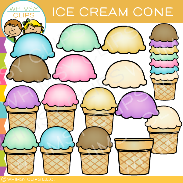 Cone clipart tall. Ice cream clip art