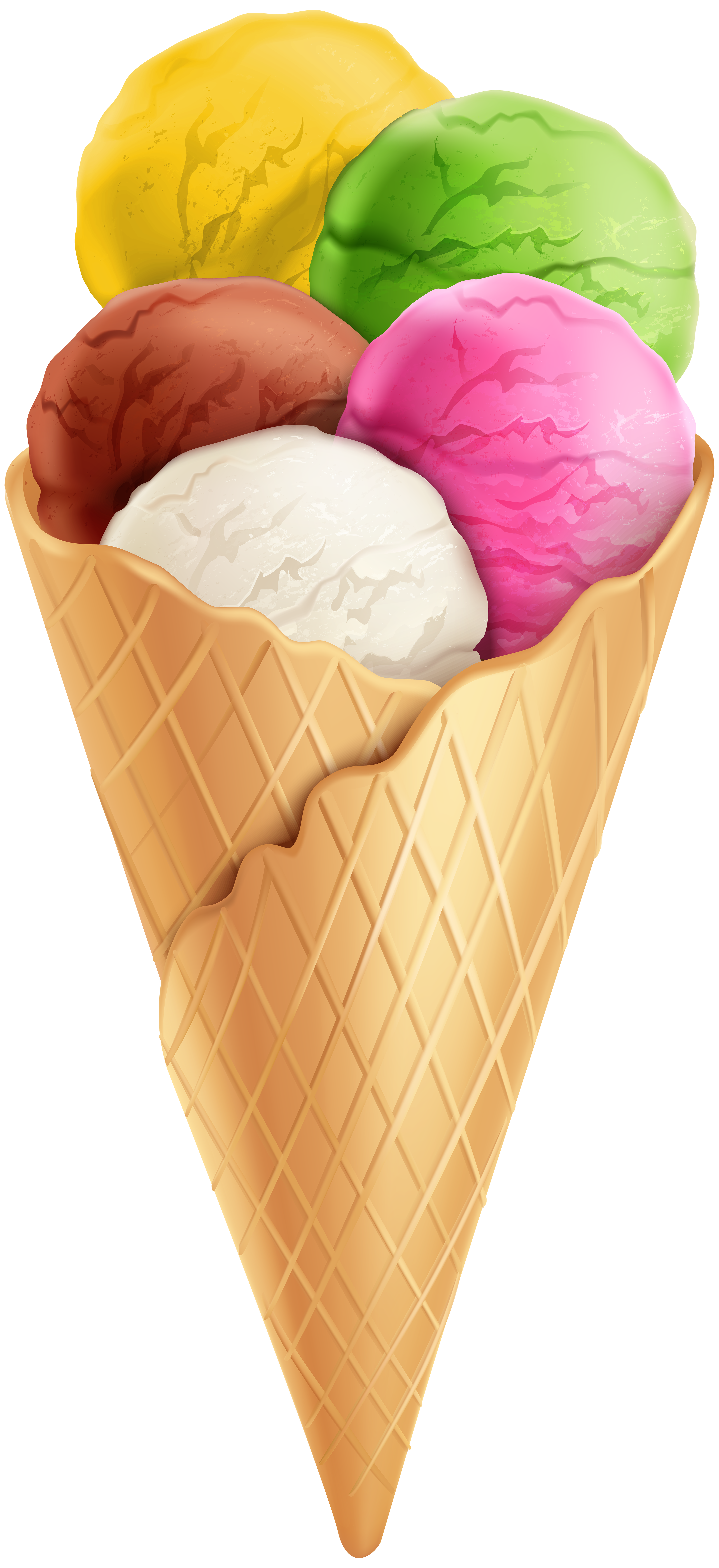 Cone clipart waffle cone, Cone waffle cone Transparent FREE for