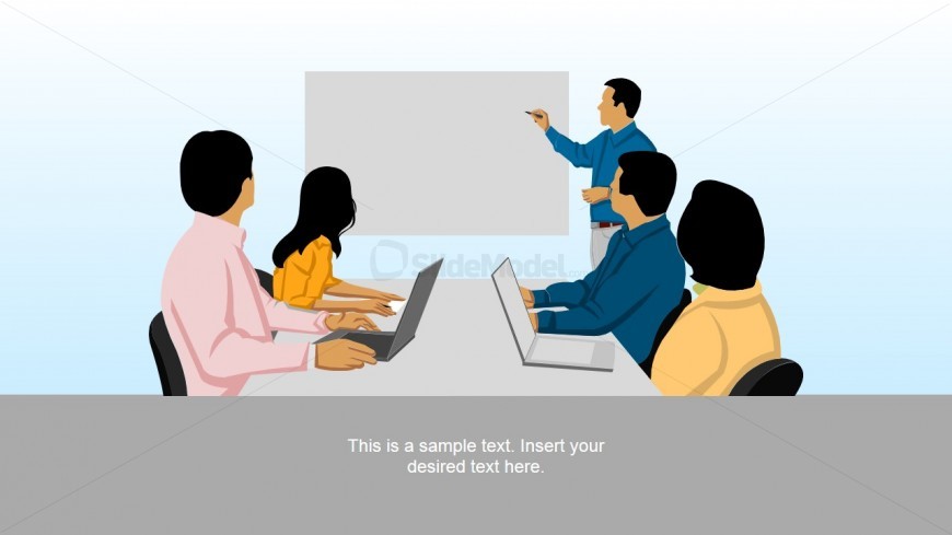 Set up with five. Conference clipart board meeting