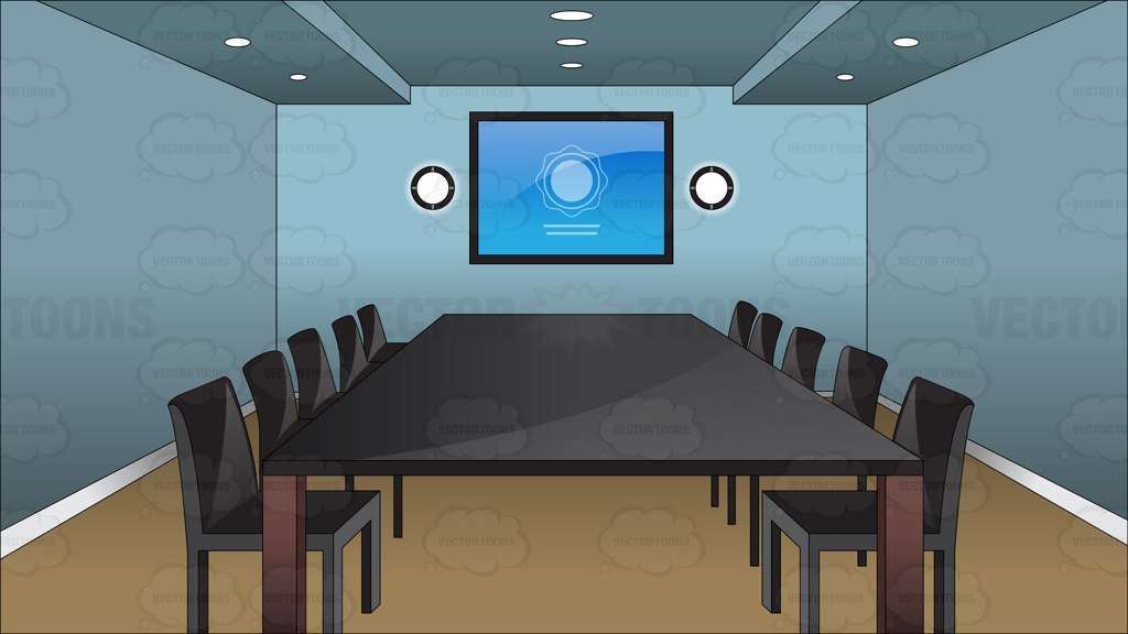 conference clipart boardroom meeting