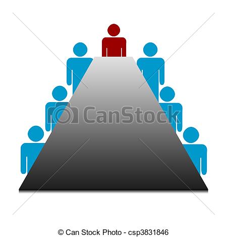 conference clipart chairperson
