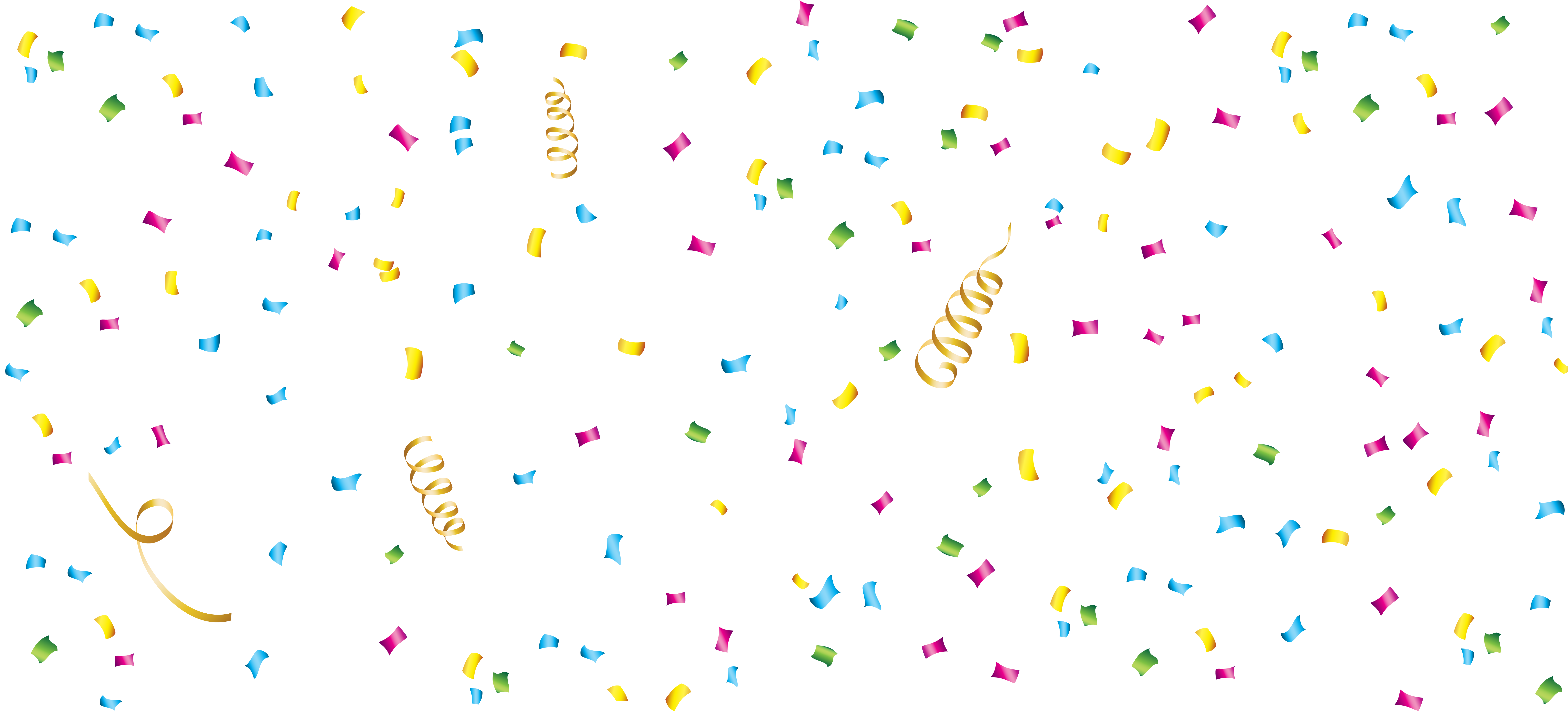 line clipart confetti