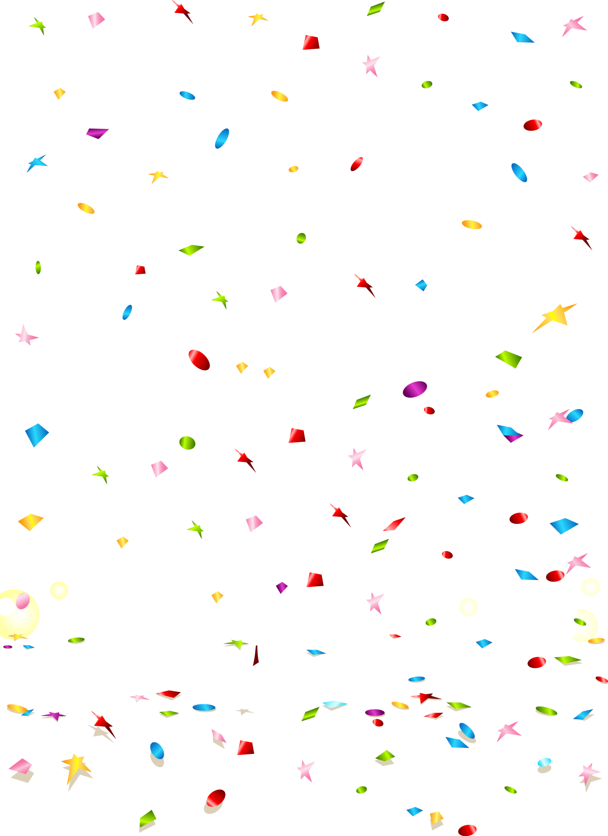 confetti clipart colorful confetti