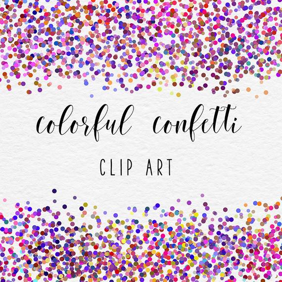 Confetti clipart colorful confetti, Confetti colorful confetti ...