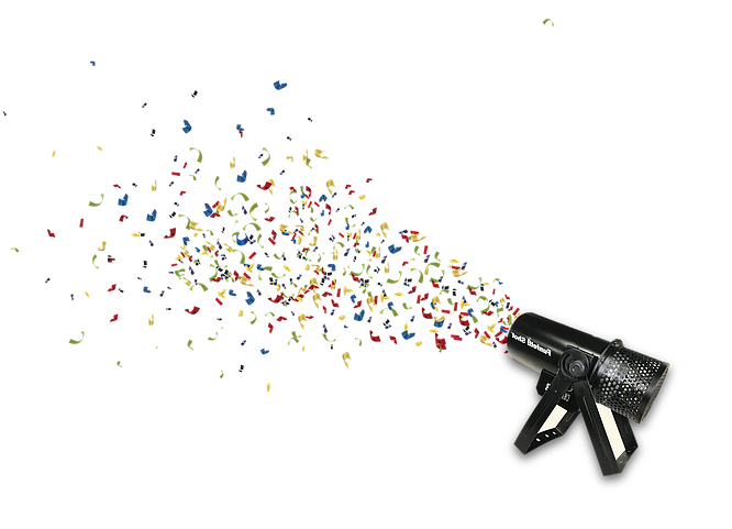 confetti clipart confetti gun