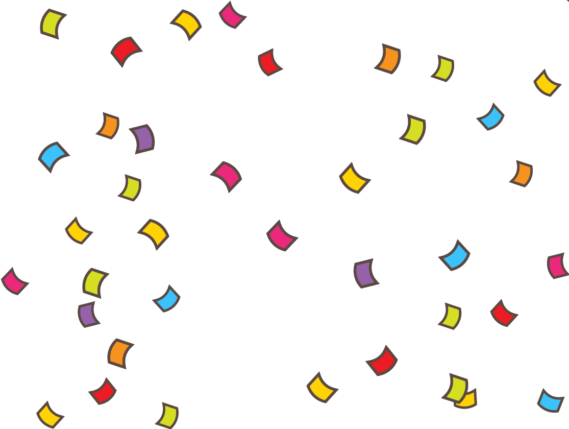 confetti clipart header