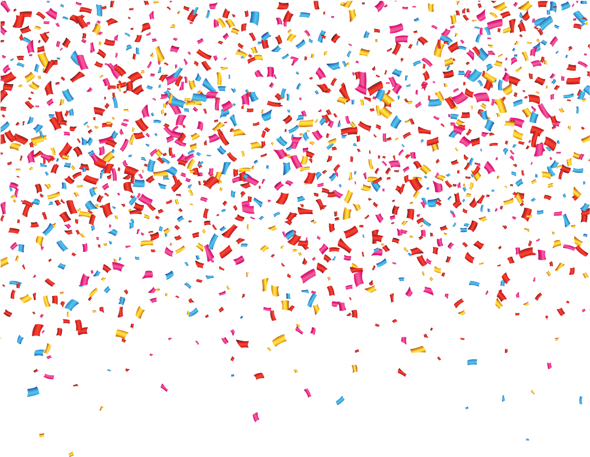 confetti clipart high resolution