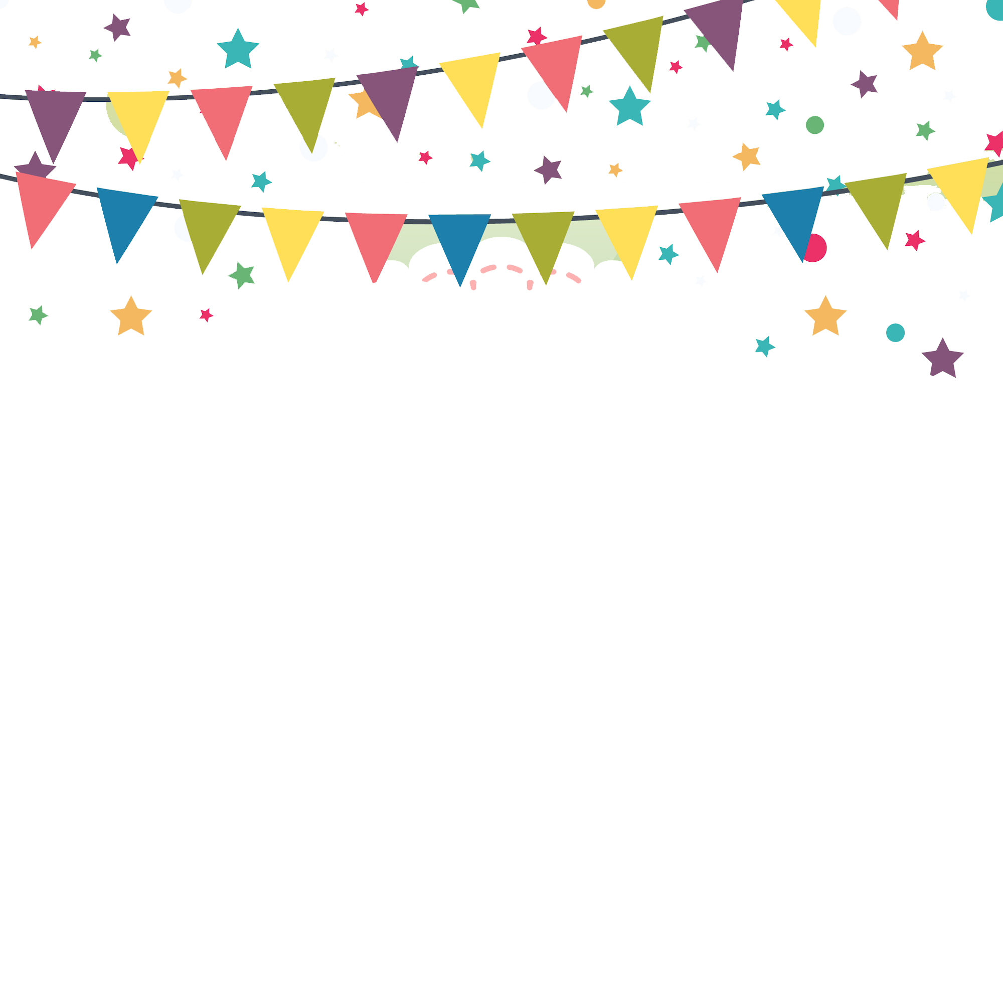 confetti clipart neon