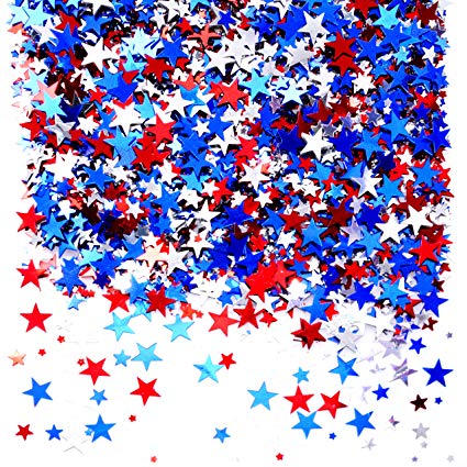 confetti clipart patriotic