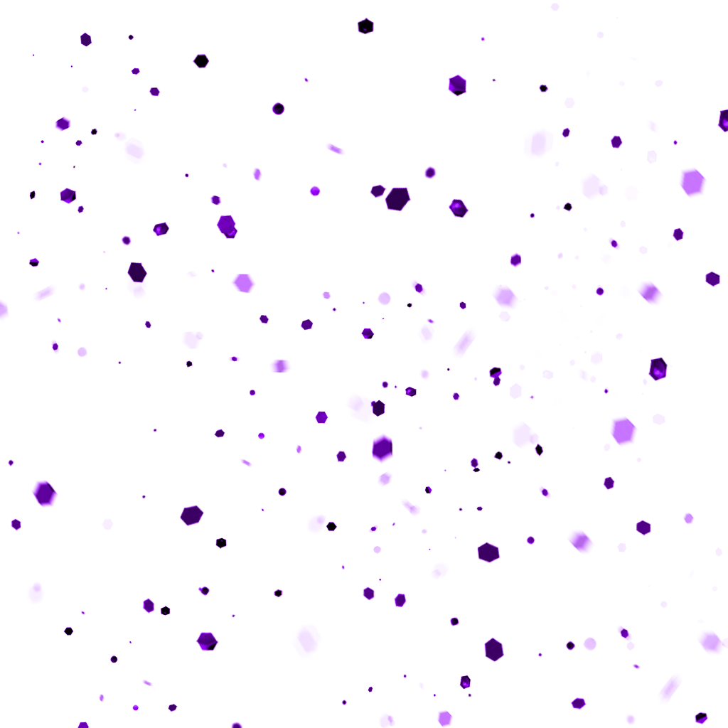 confetti clipart purple