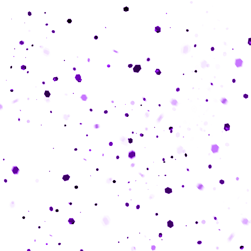 confetti clipart purple
