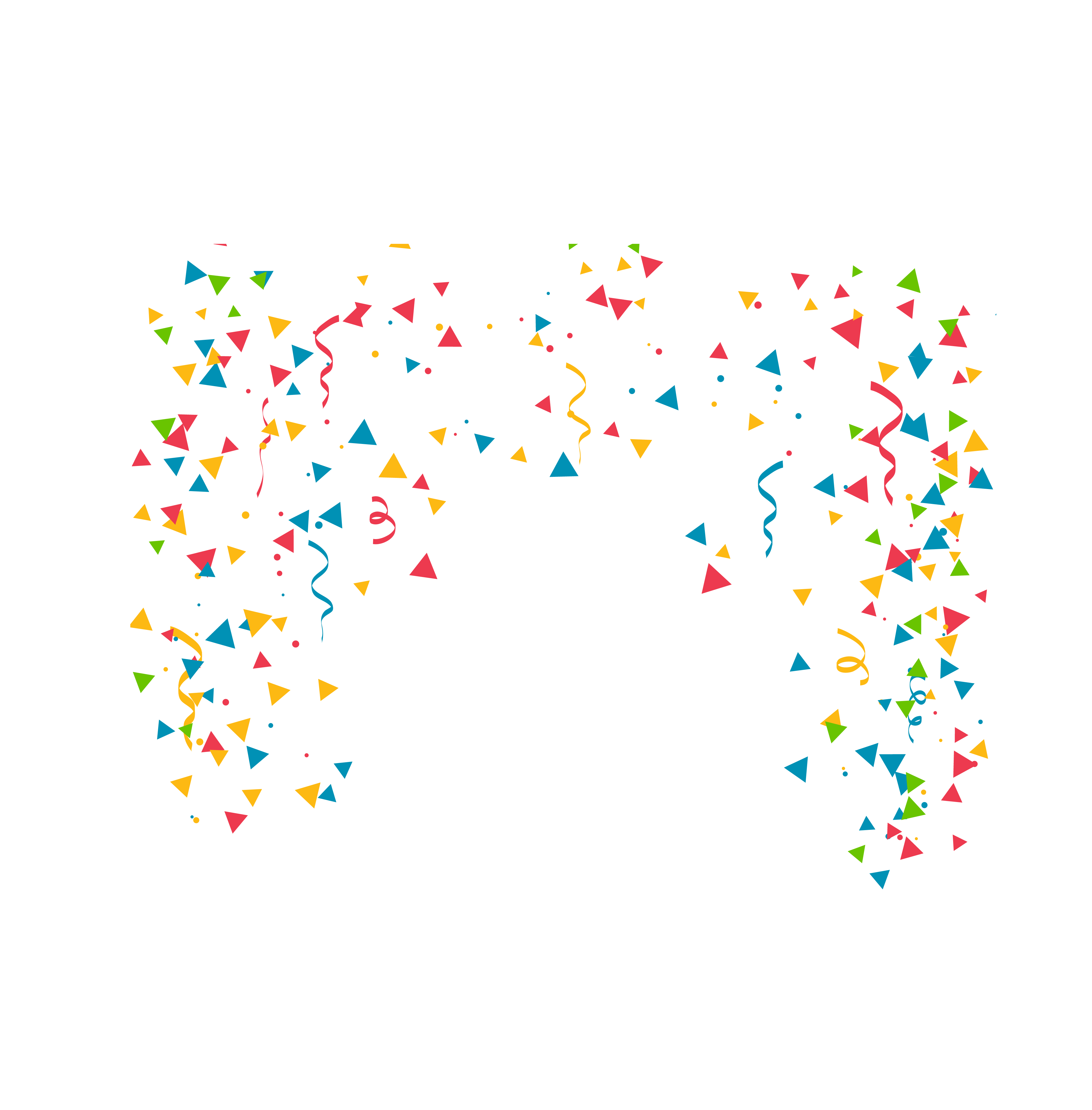 Confetti clipart real. Birthday party clip art