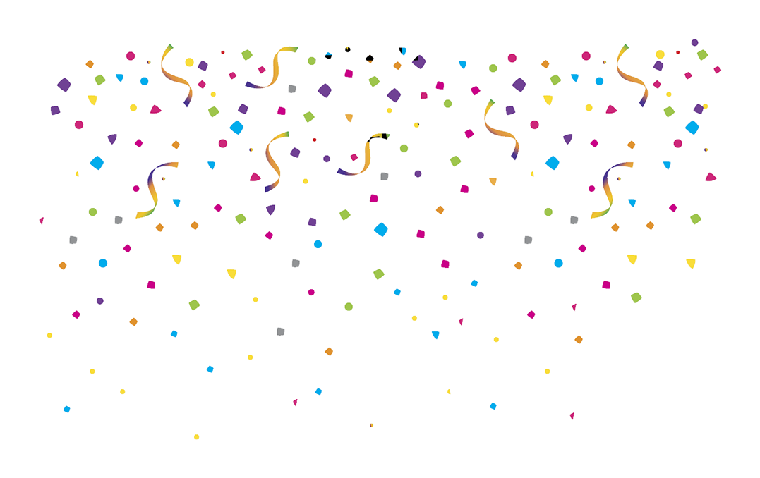 confetti clipart translucent