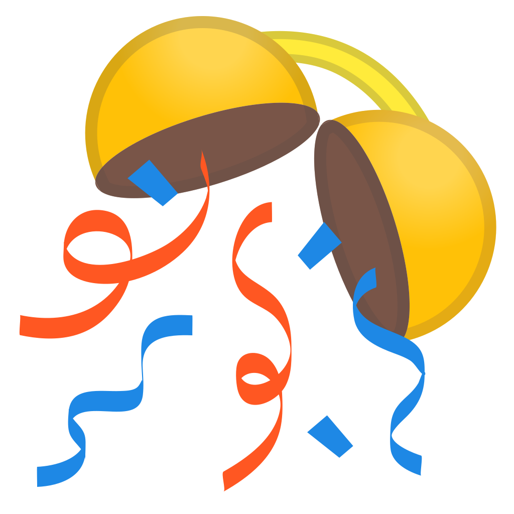 confetti clipart winner