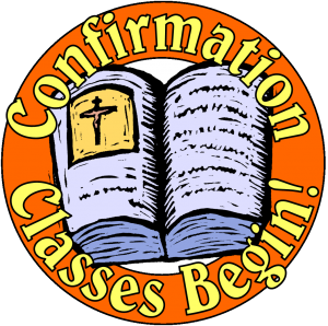 confirmation clipart confirmation class