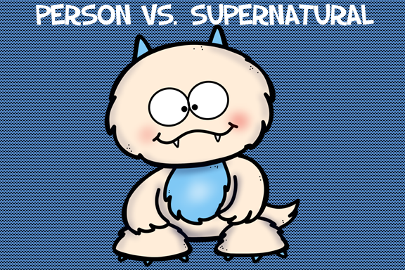 Conflict clipart character. Teaching person vs supernatural