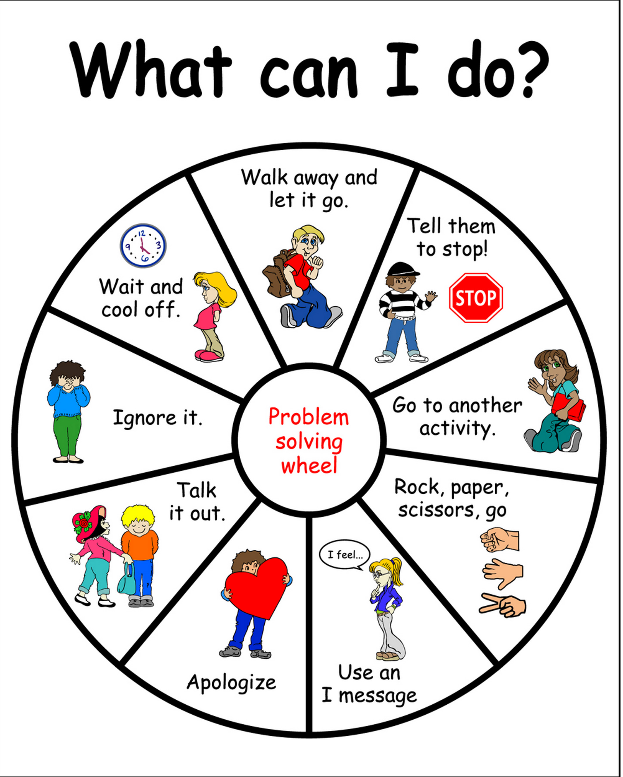 Conflict clipart message. Resolution kids clip art