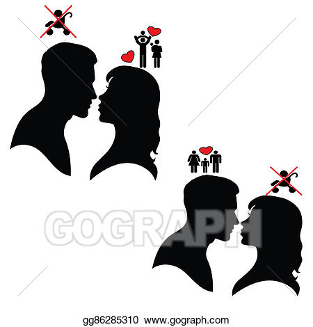 Conflict clipart silhouette. Stock illustration of man
