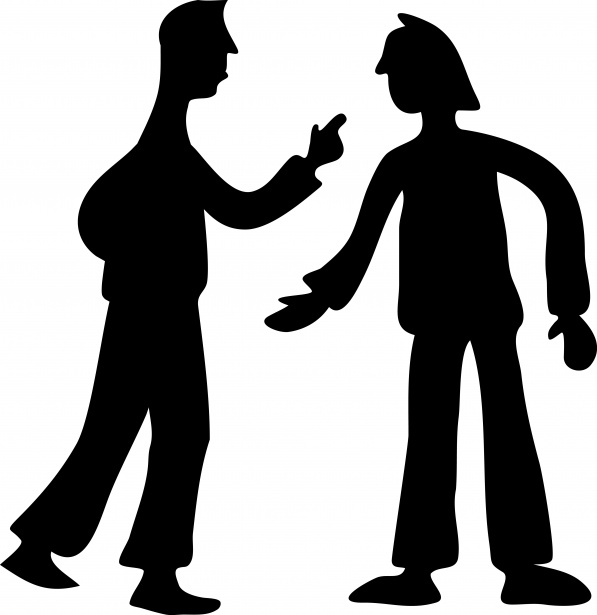 Conflict clipart silhouette. Free stock photo public